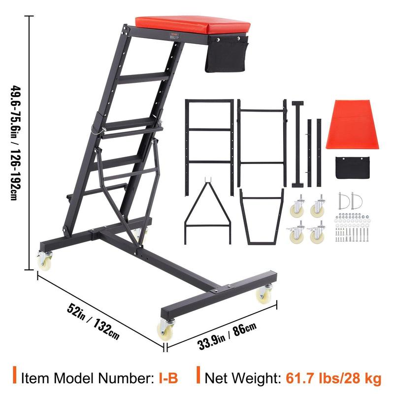 VEVOR 400 LBS Capacity Adjustable High Creeper for Auto Repair