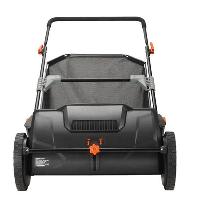 VEVOR 21-Inch Push Lawn Sweeper with 3.5 cu ft Hopper Bag.