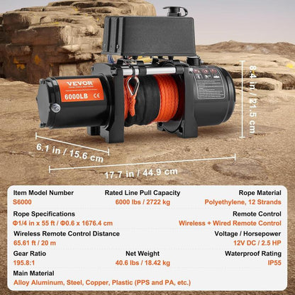 VEVOR Electric Winch