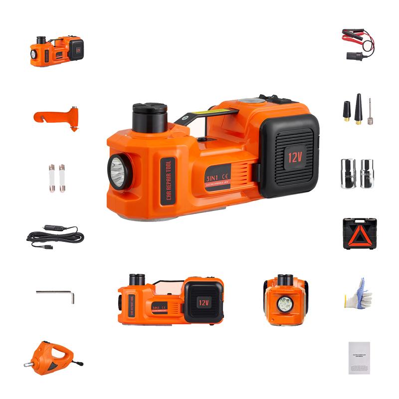 VEVOR Electric Car Jack, 5 Ton 11023 LBS Hydraulic Jack